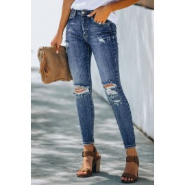 High Rise Distressed Skinny Jean High Rise Distressed Skinny Jean