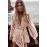 Gold Sequin Surpliced Wrap Deep V Neck Cocktail Mini Dress