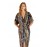 Multicolor Sequin Deep V Neck Tunic Dress