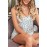Dotted Satin Cami And Shorts Pajamas Set