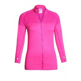 Rosy Atheletic Running Yoga Jacket with Mesh Accent Rosy Atheletic Running Yoga Jacket with Mesh Accent